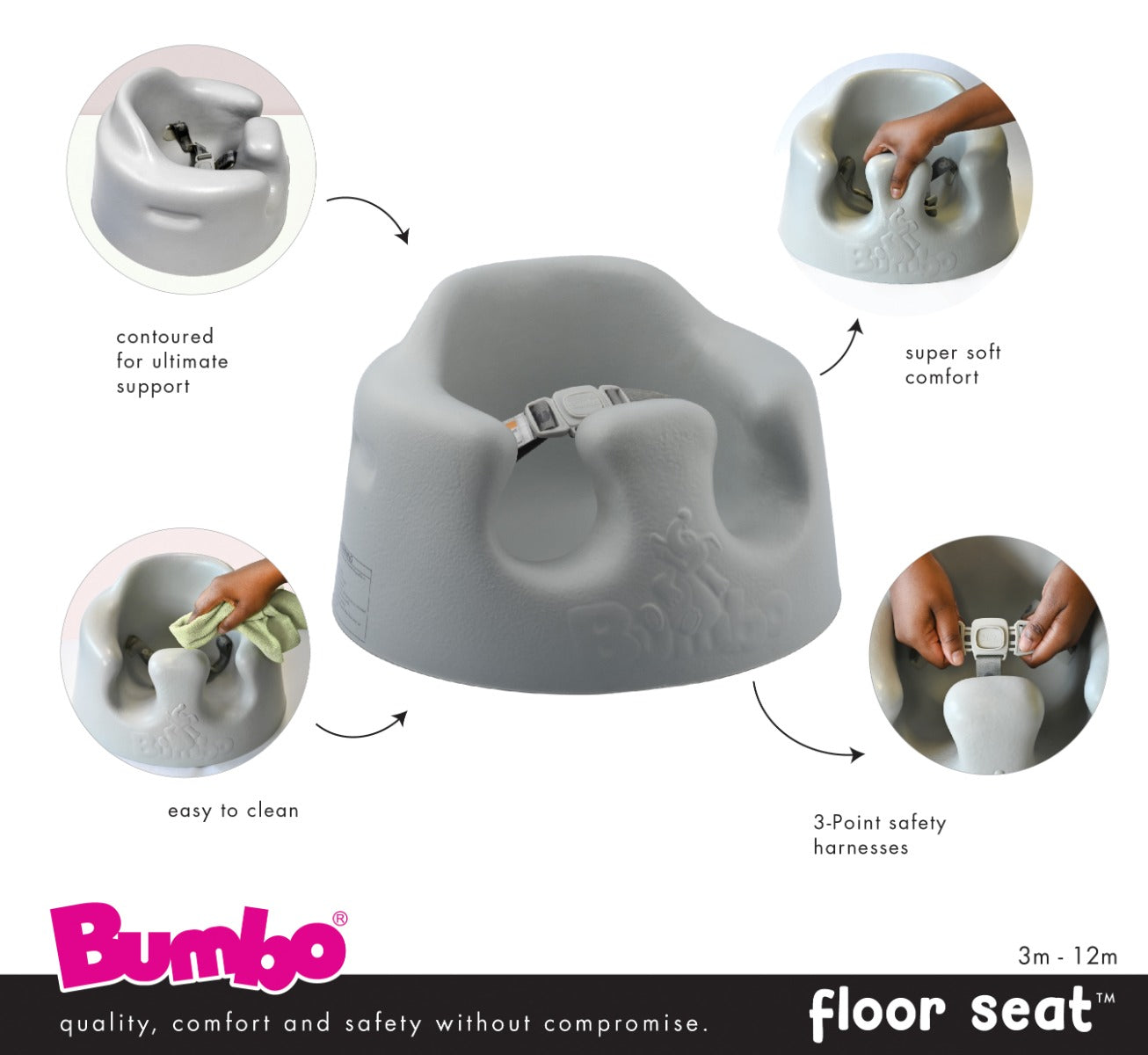 Bumbo Floor Seat (6 Colours)