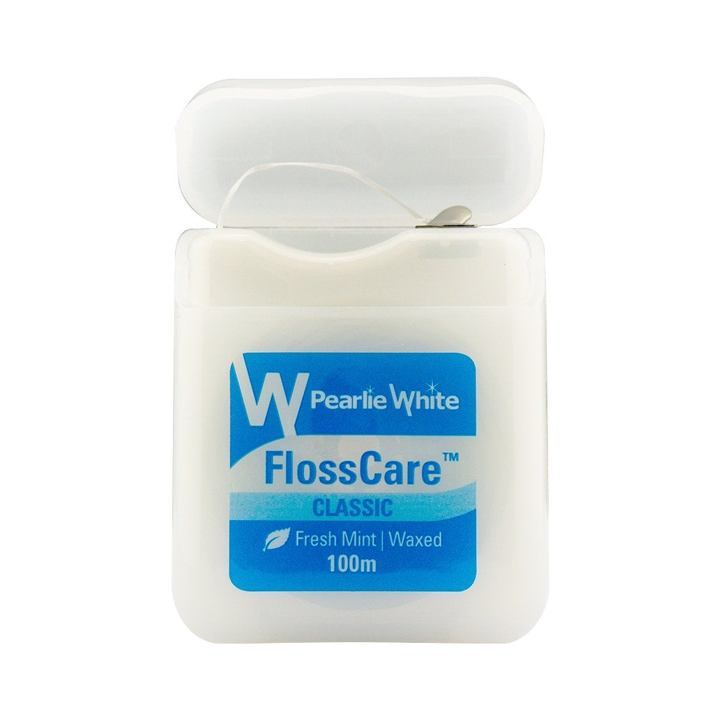 Pearlie White FlossCare Classic Waxed Mint Floss (100m) - exp 04/26