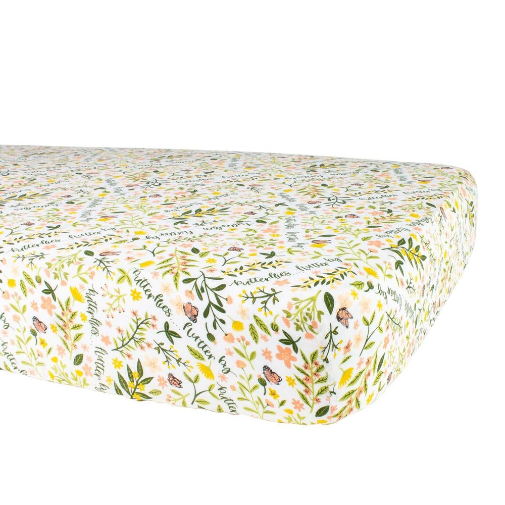 Bebe Au Lait Luxury Muslin Fitted Crib Sheet (70x130cm) (7 Designs) - Pupsik Singapore