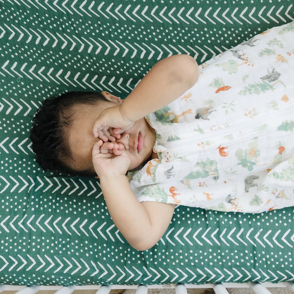 Bebe Au Lait Muslin Bedtime Sleeper - Forest Friends