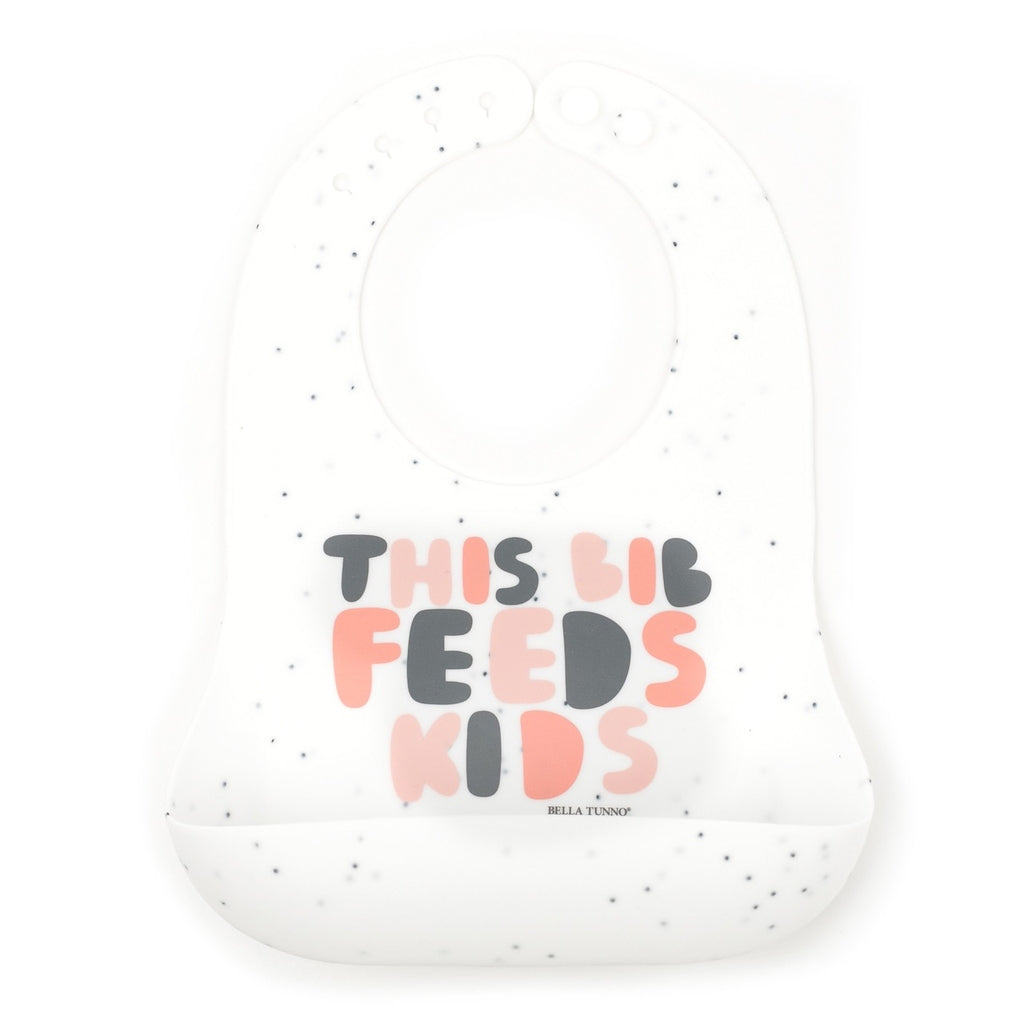 Bella Tunno Silicone Baby Bibs - This Bib Feeds (3 designs)
