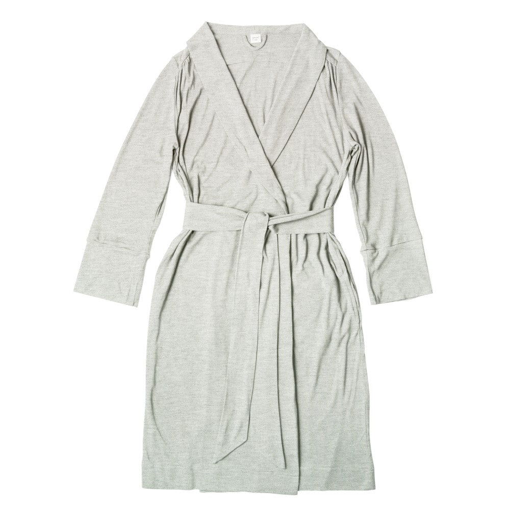 Goumi Bamboo Mom Robe - Storm Gray (2 Sizes)