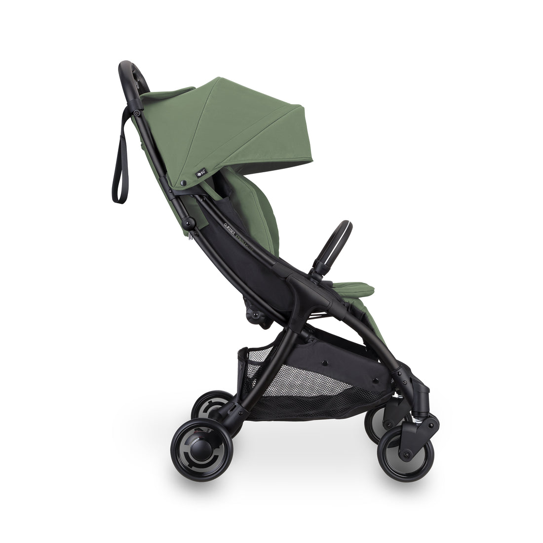 Globber Stroll Lite Compact and Foldable Stroller - Olive
