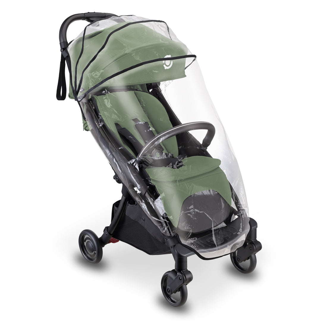 Globber Stroll Lite Compact and Foldable Stroller - Olive