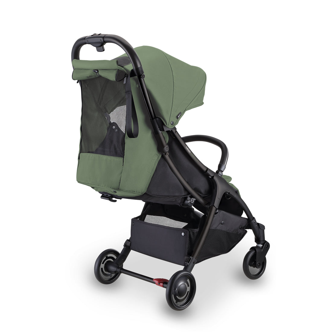 Globber Stroll Lite Compact and Foldable Stroller - Olive