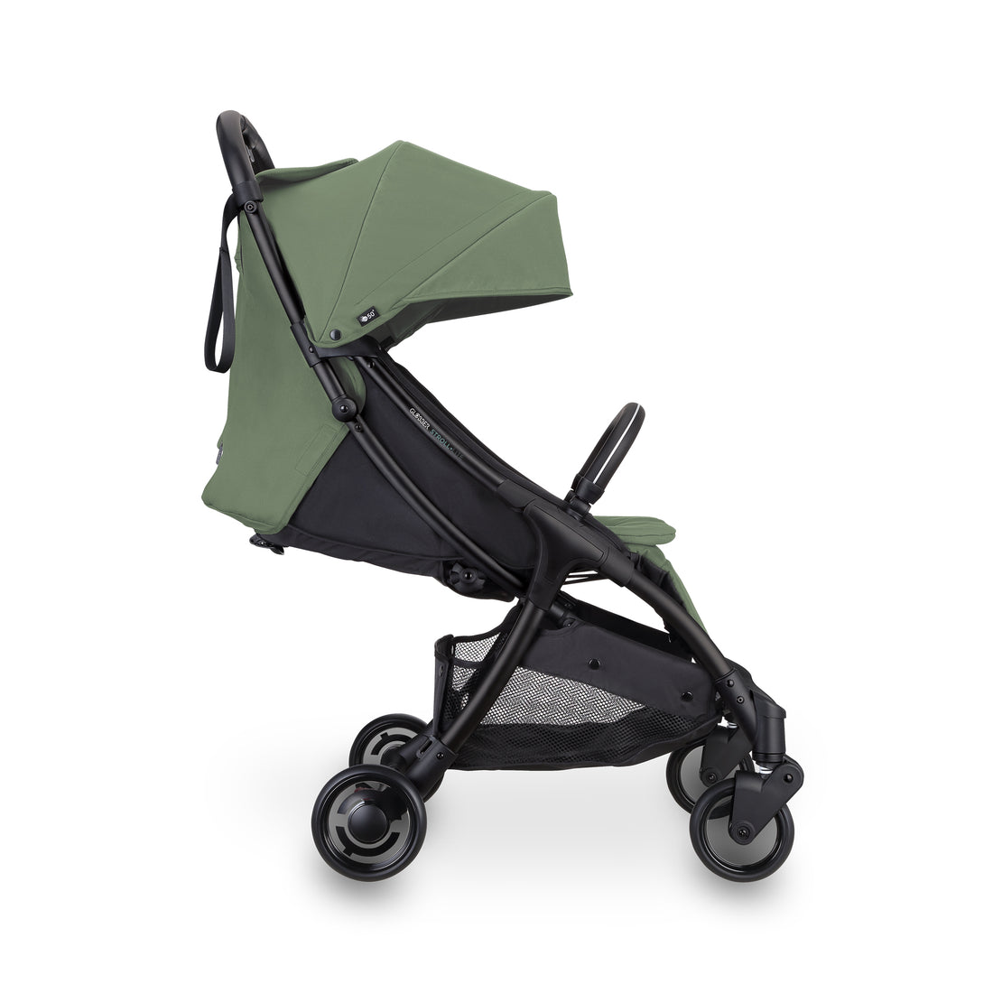 Globber Stroll Lite Compact and Foldable Stroller - Olive
