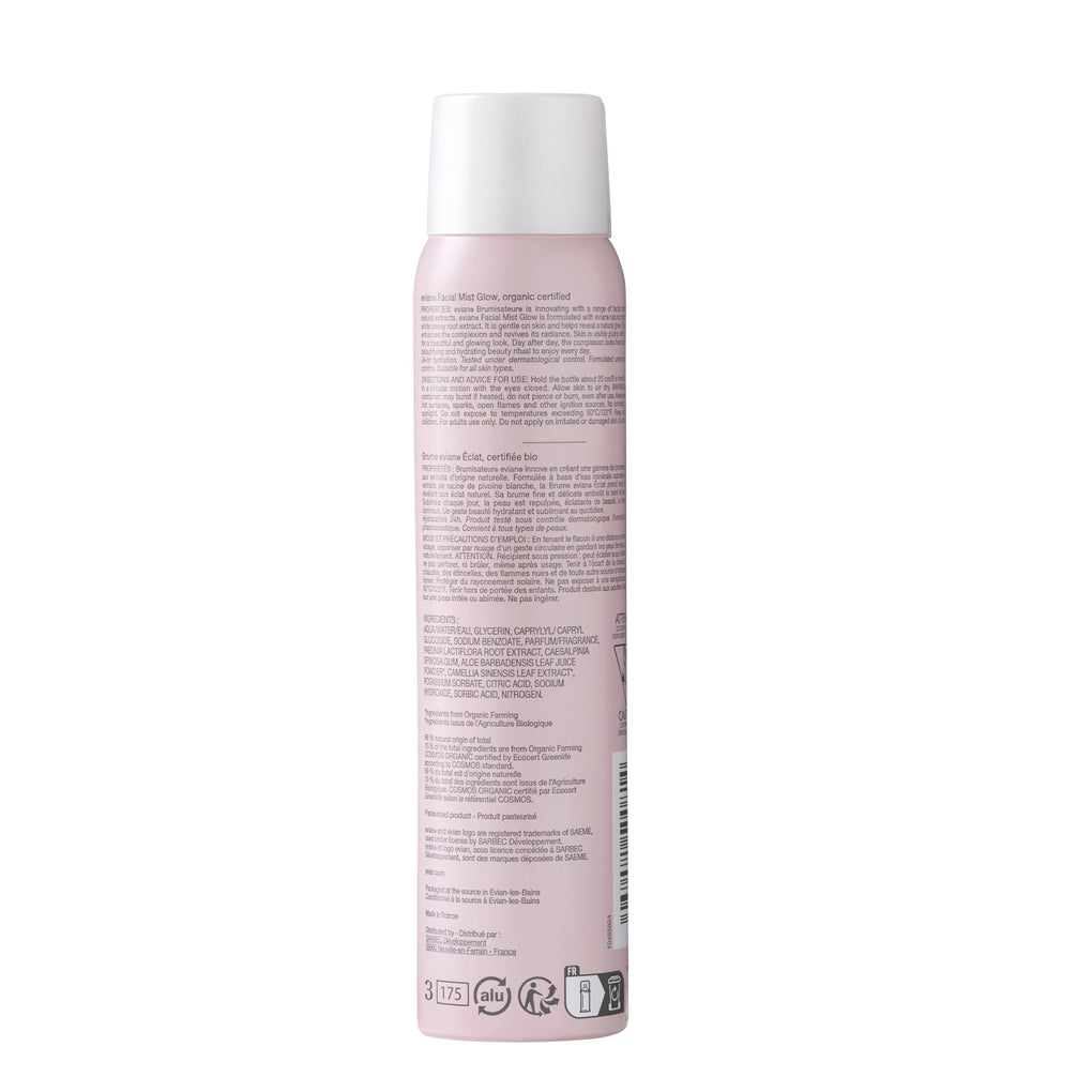 evian Facial Mist, 100ml - Glow (Exp 01/27)