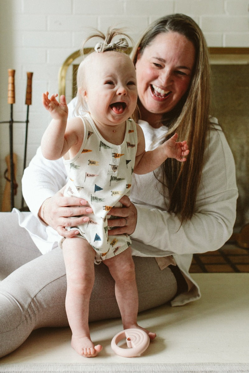 Goumi Quick Change Romper - Affirmations (3 Sizes)