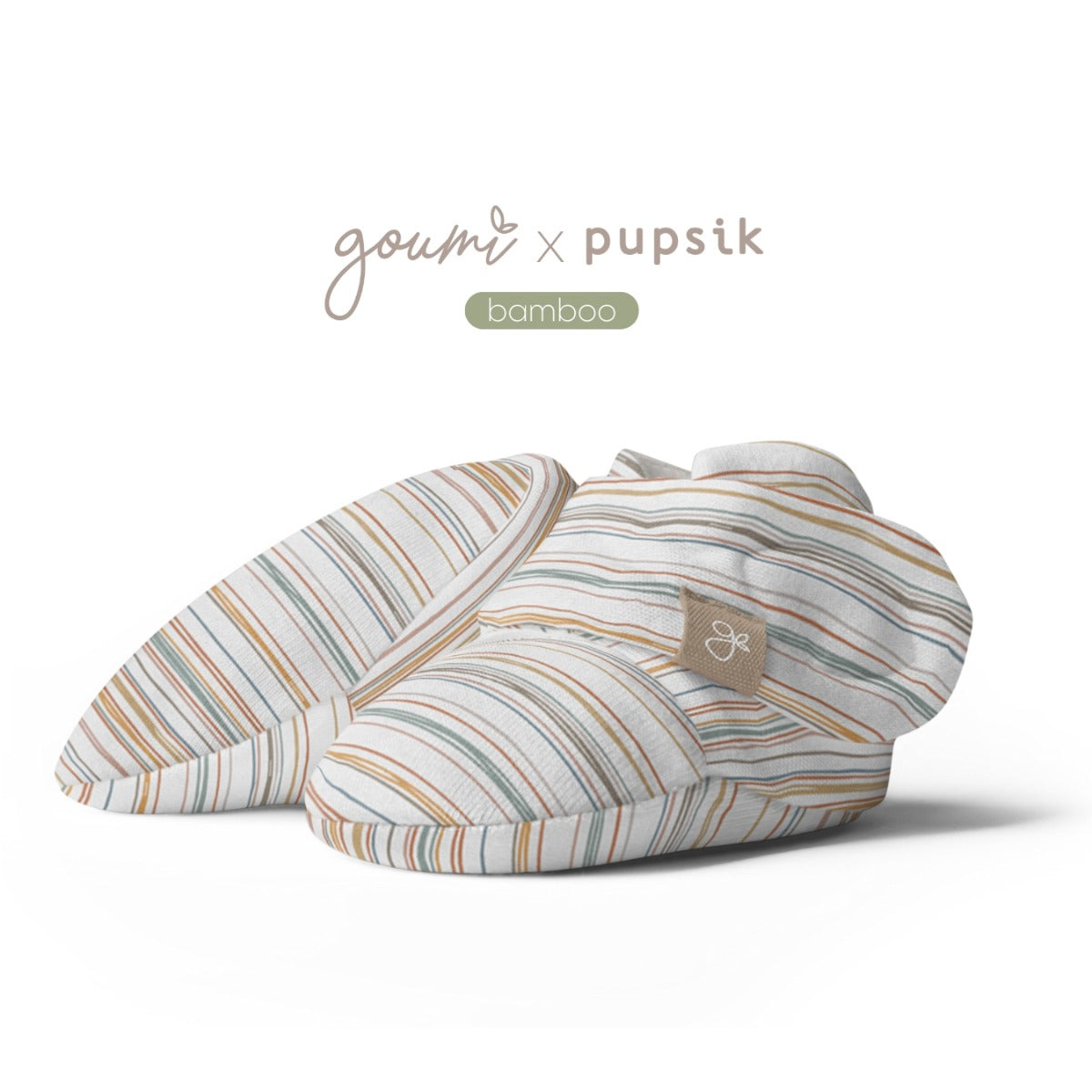 Goumi x Pupsik Bamboo Stay On Booties – Boardwalk (2 sizes)