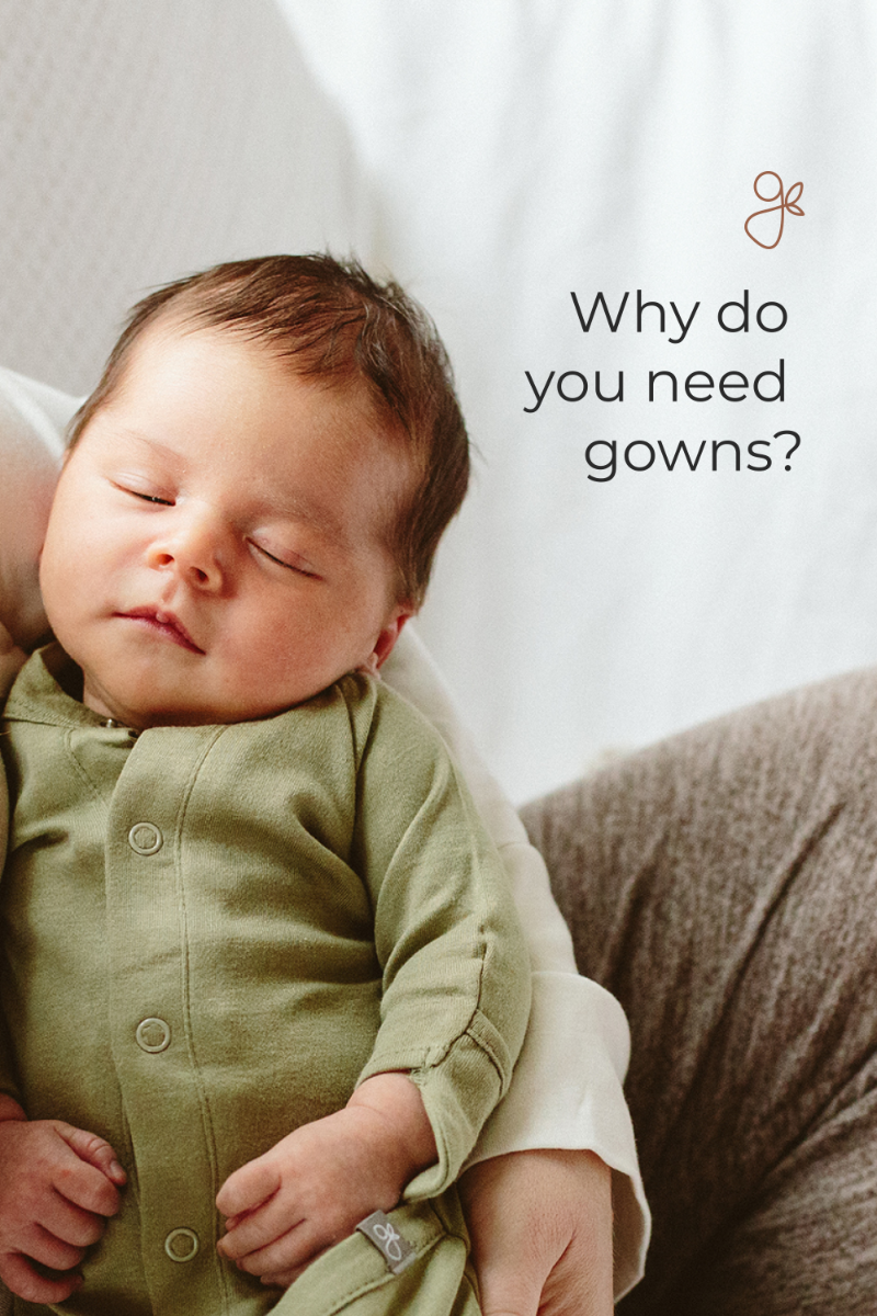 Goumi x Pupsik Bamboo 24 Hour Convertible Gown - Citrus (2 Sizes)