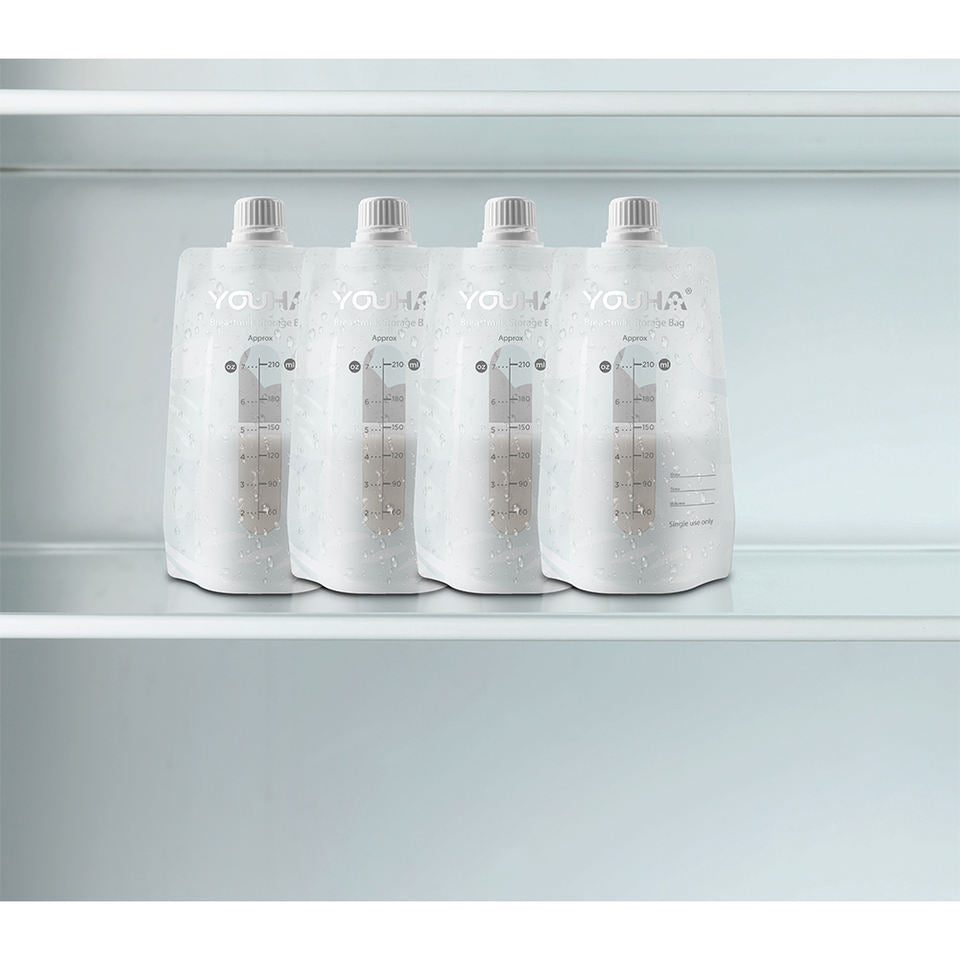 Youha The One Breast Milk Storage Bags, 210ml (40pcs)