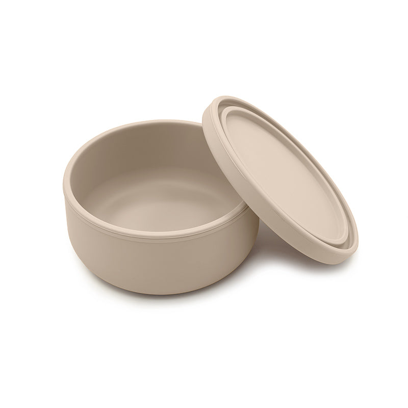 Biomom Baby Silicone Bowl with Lid (5 Colors) - Pupsik Singapore