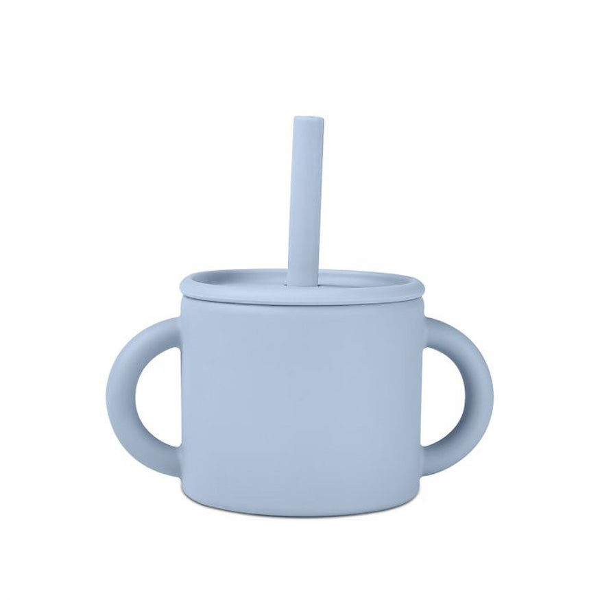 Biomom No-Spill Double-Handled Silicone Sippy Cup, 180ml (5 colors) - Pupsik Singapore