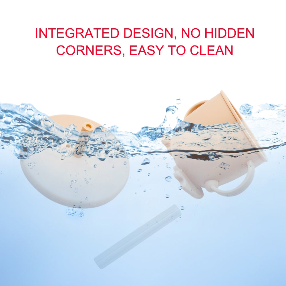 Biomom Happy Feet Silicone Straw Cup (5 Colours)