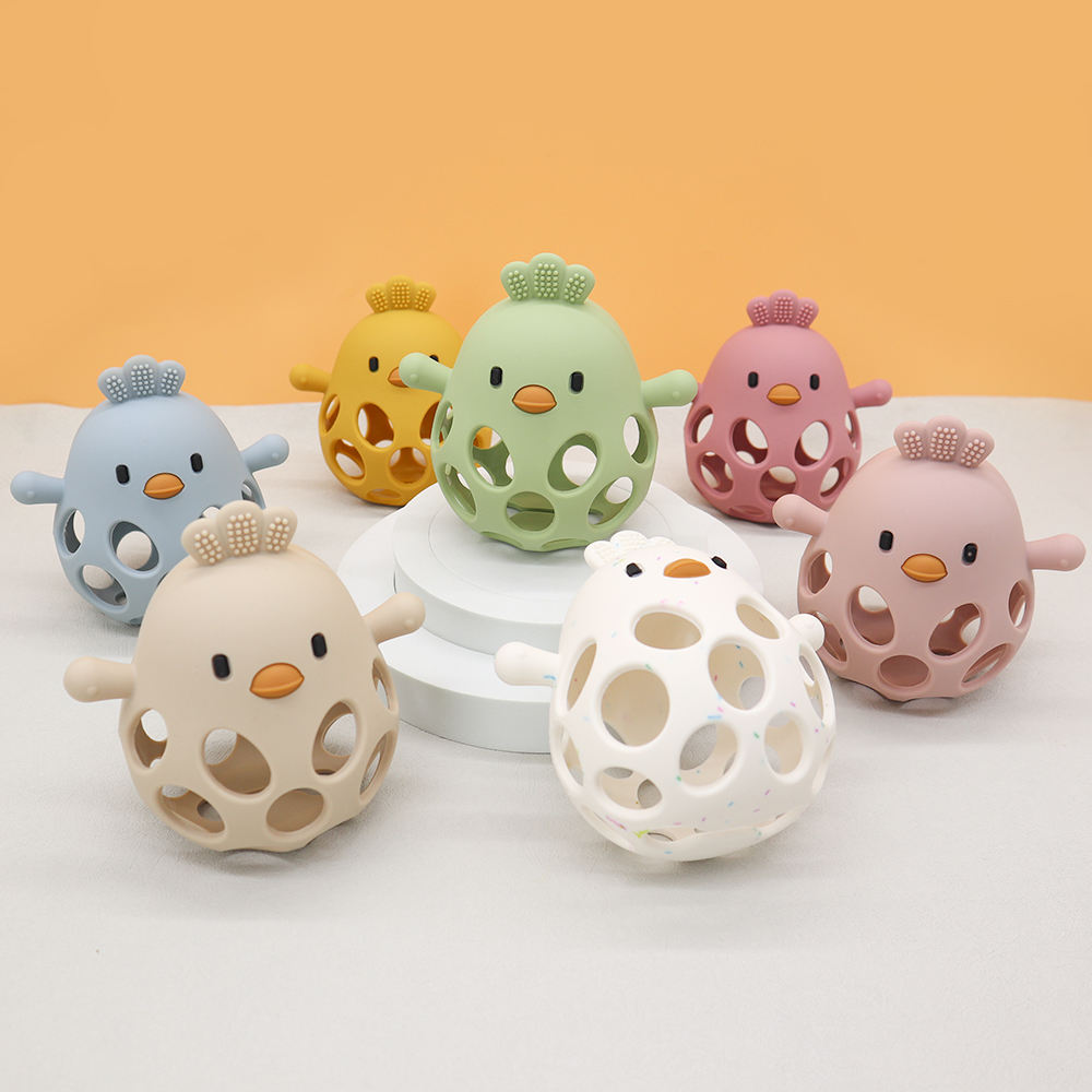 Biomom Sensory Teether Silicone Chick (7 Colors)