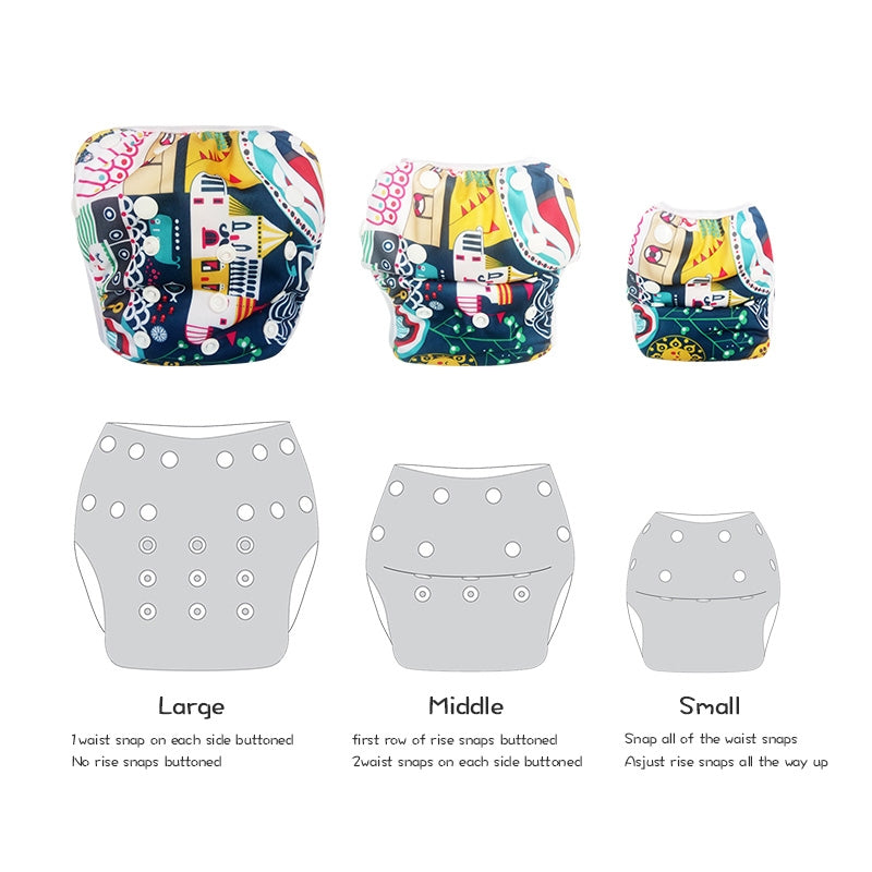 Pupsik Adjustable Snap Swim Diaper (35 Designs)