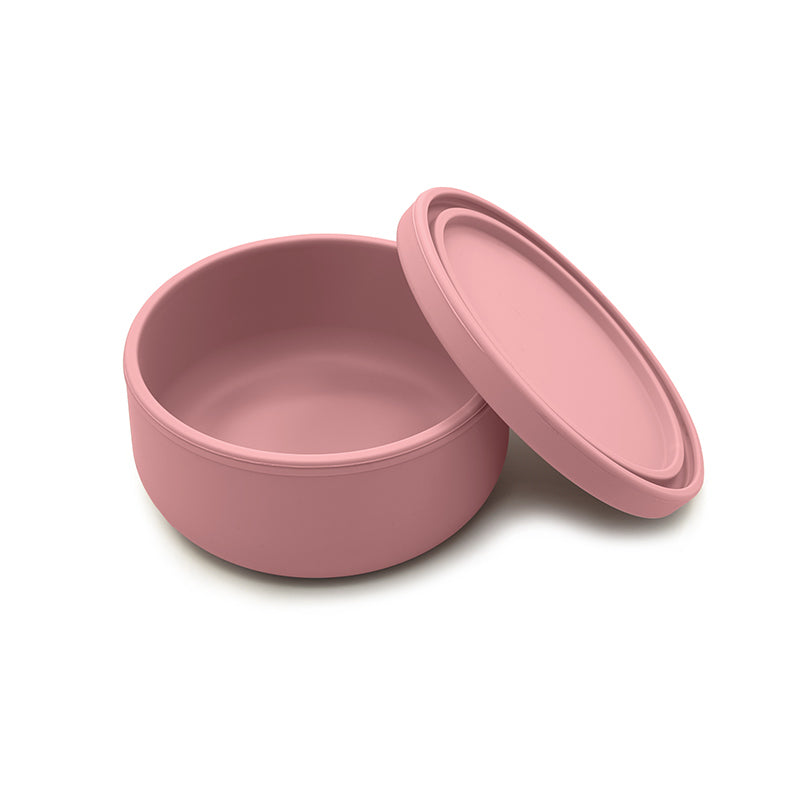 Biomom Baby Silicone Bowl with Lid (5 Colors)