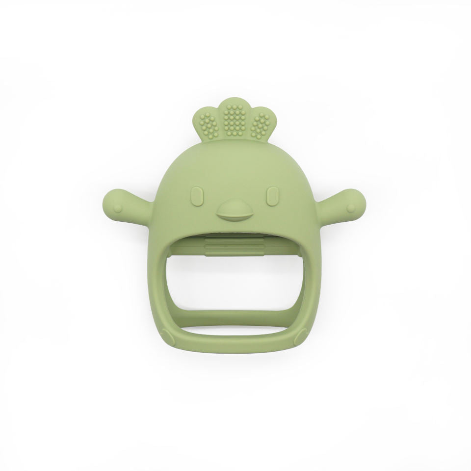 Biomom Silicone Baby Teething Mitten, Chick (6 Colours) - Pupsik Singapore