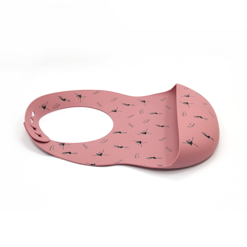 Biomom Silicone Round Baby Bib (11 Designs) - Pupsik Singapore