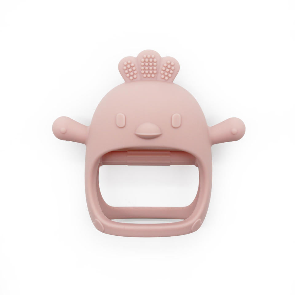 Biomom Silicone Baby Teething Mitten, Chick (6 Colours) - Pupsik Singapore