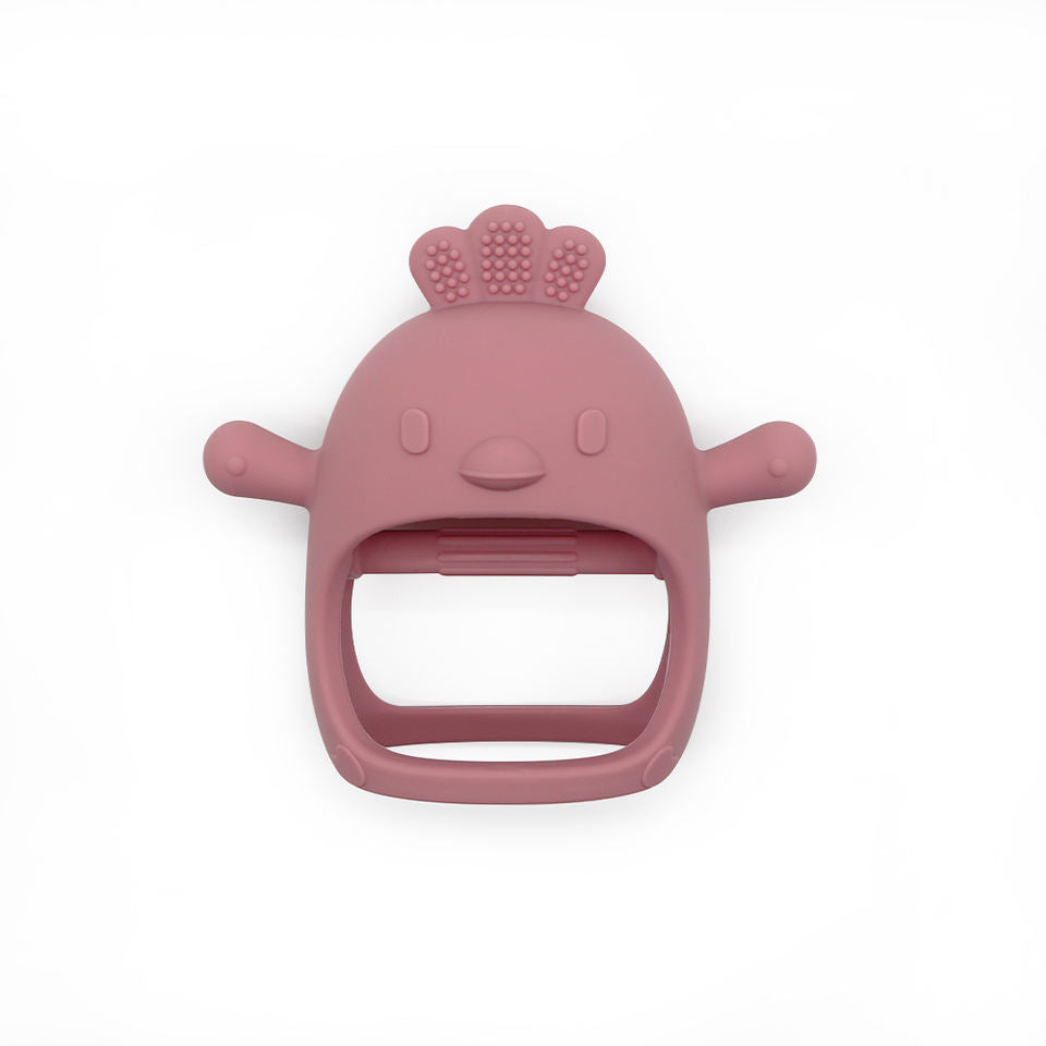 Biomom Silicone Baby Teething Mitten, Chick (6 Colours) - Pupsik Singapore