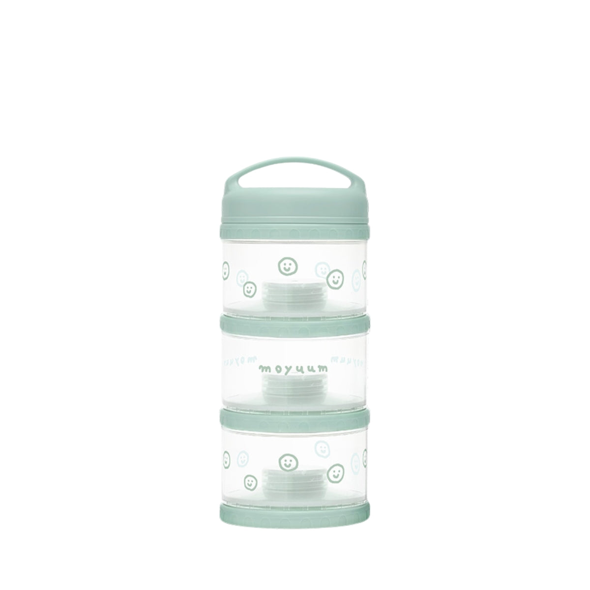 Moyuum Premium Milk Powder Dispenser, 3 Tiers (4 Colours) - Pupsik Singapore