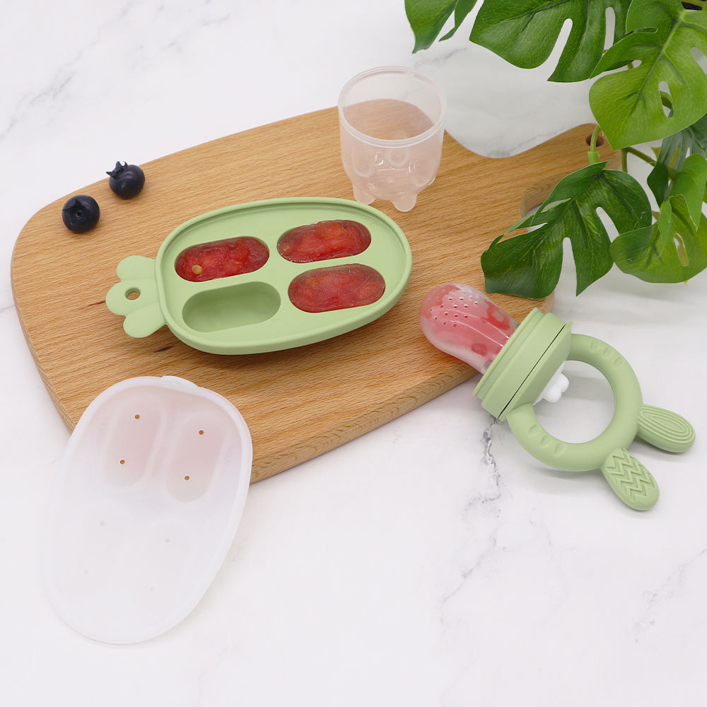 Biomom Bunny Feeder & Nibble Tray Set (6 Colors)