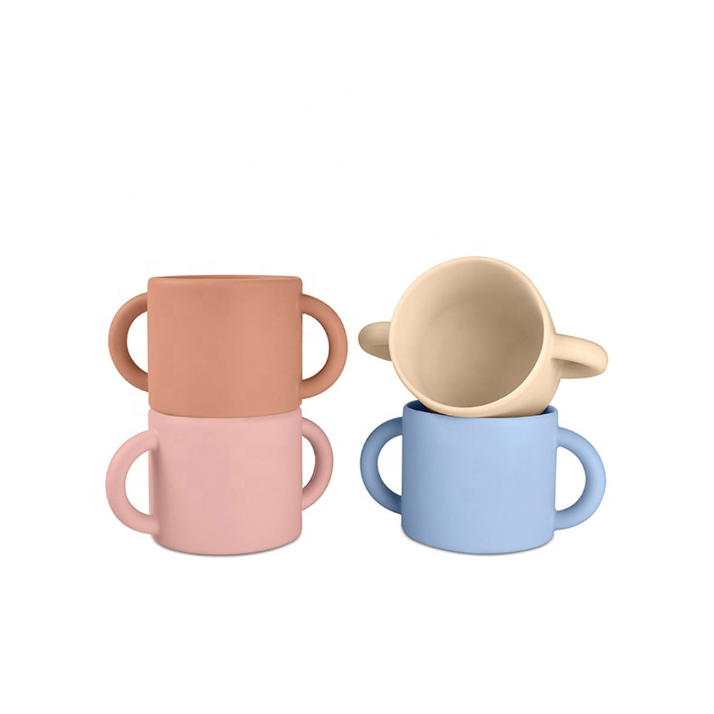 Biomom Double-Handled Silicone Cup, 180ml (3 colors)