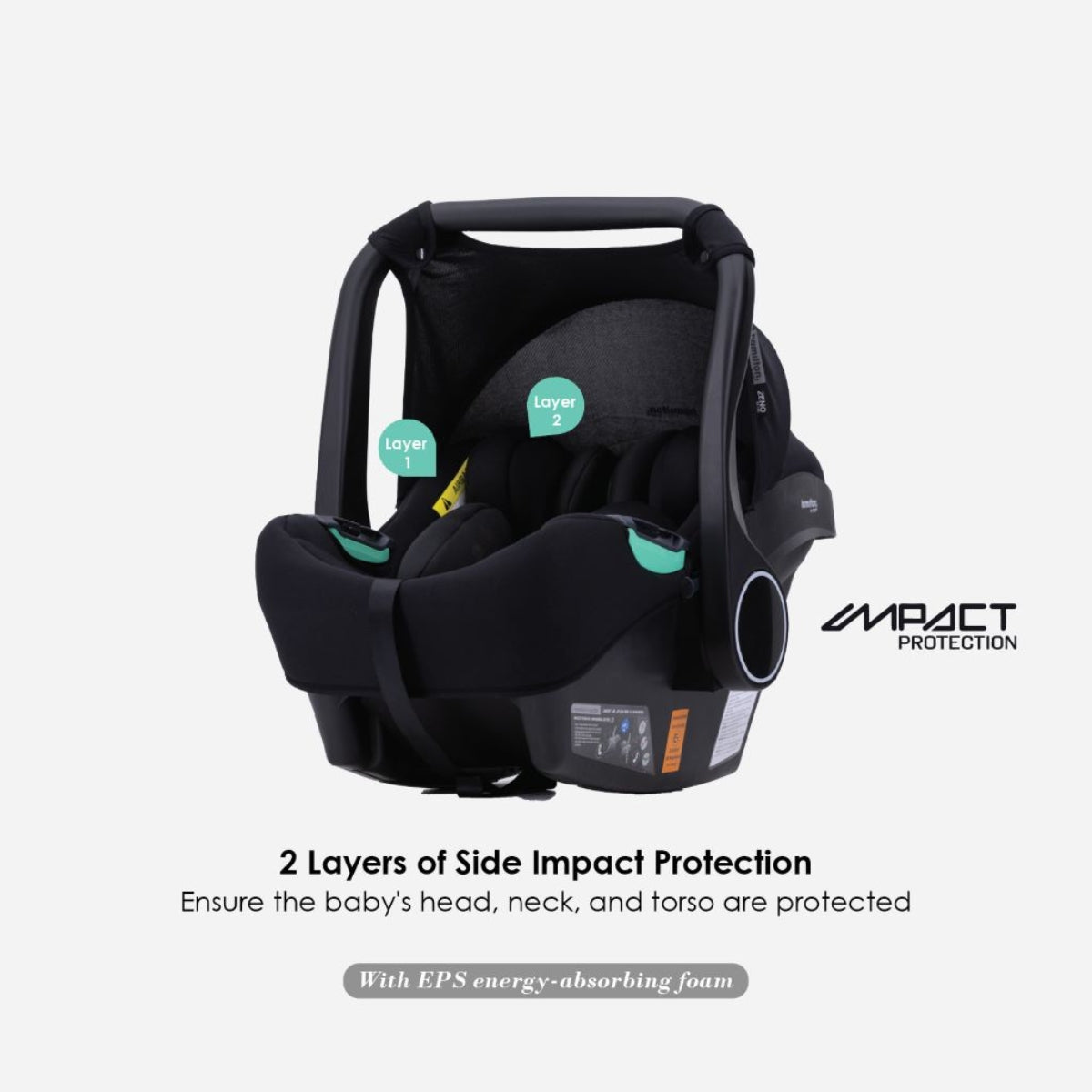 Hamilton Zeno Plus Infant Car Seat - Black
