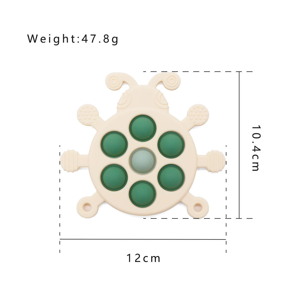 Biomom Pop It Ladybug Fidget Toy (3 Colors)