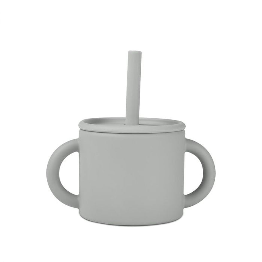 Biomom No-Spill Double-Handled Silicone Sippy Cup, 180ml (5 colors) - Pupsik Singapore