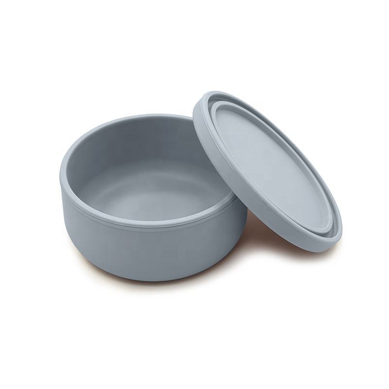 Biomom Baby Silicone Bowl with Lid (5 Colors) - Pupsik Singapore