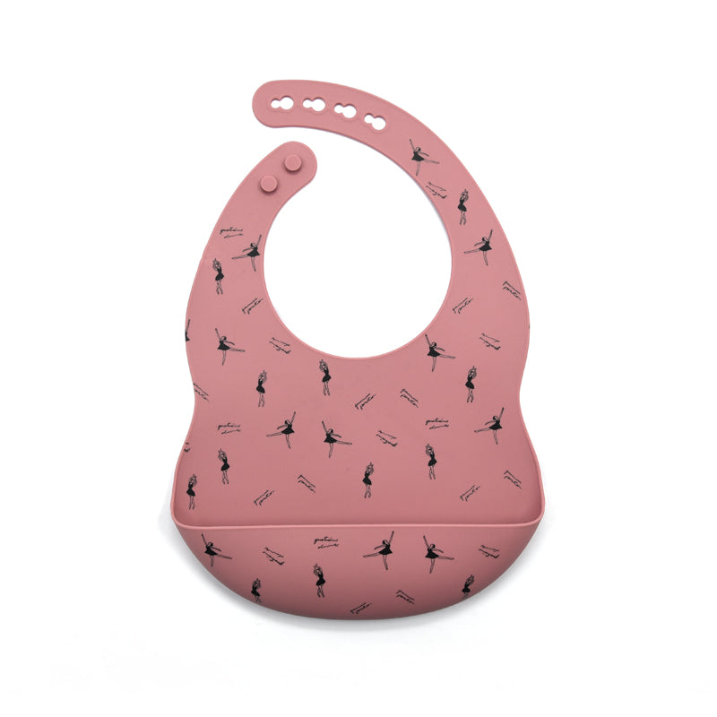 Biomom Silicone Round Baby Bib (8 Designs)