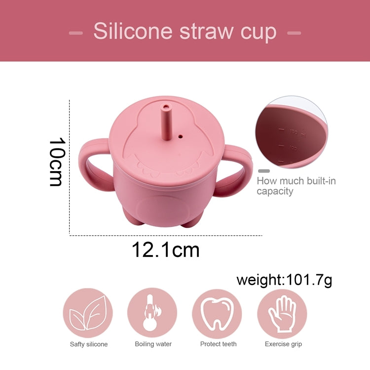 Biomom Penguin Silicone Straw Cup (3 Colours)