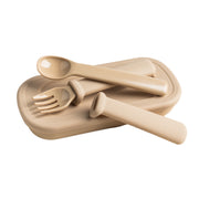 Hegen Multi-stage Fork and Spoon PPSU with Case Taupe