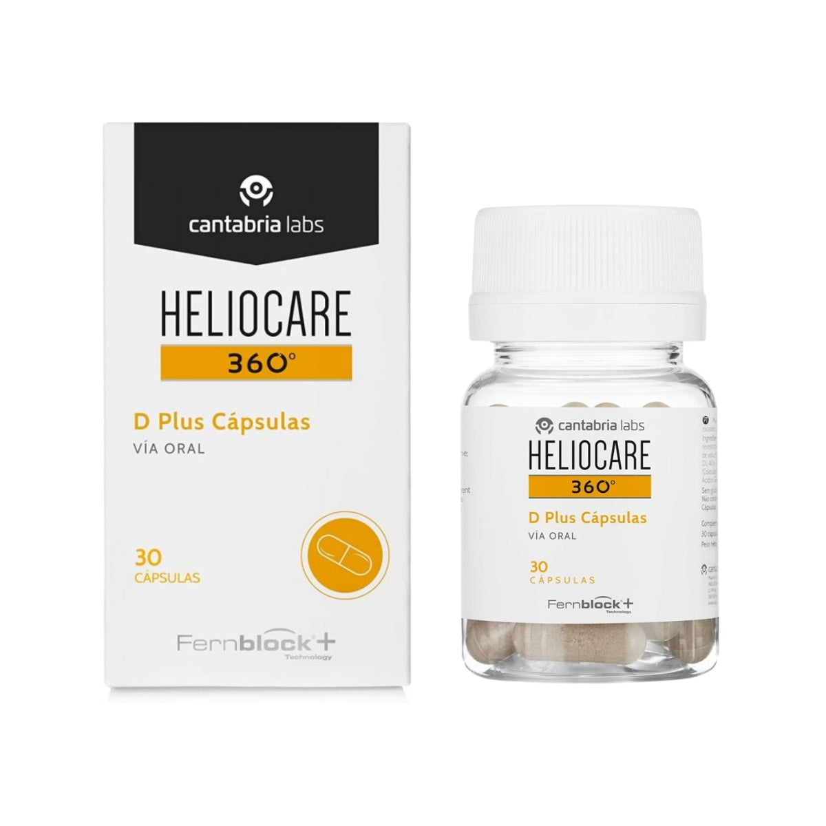 Heliocare 360º D Plus Capsules Sunscreen, EU (30 caps) - Exp 11/26