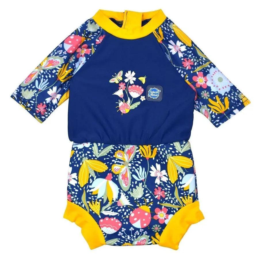 Splash About Happy Nappy Baby Wetsuit Met Herbruikbare Zwemluier Little Ducks 3 8 Maanden 752455111