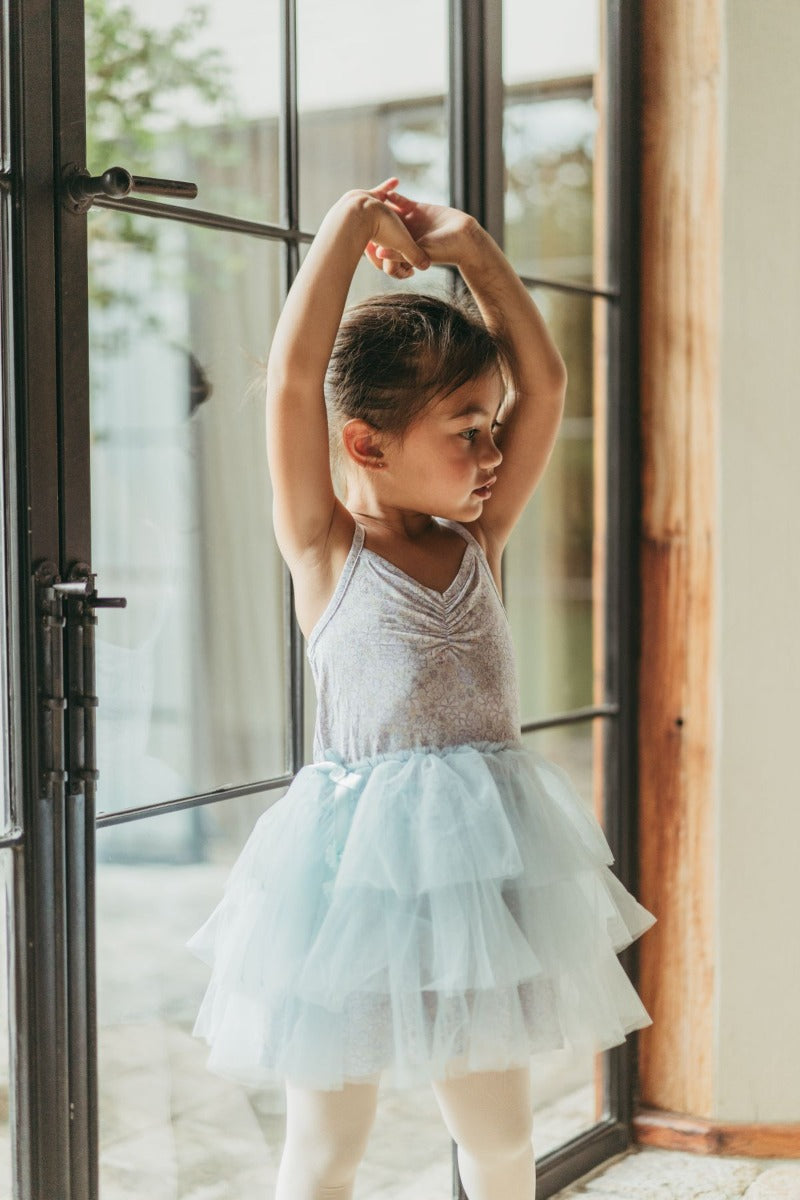 House of Holly Ballerina Tulle Dress - Blue Meadows (3 Sizes)