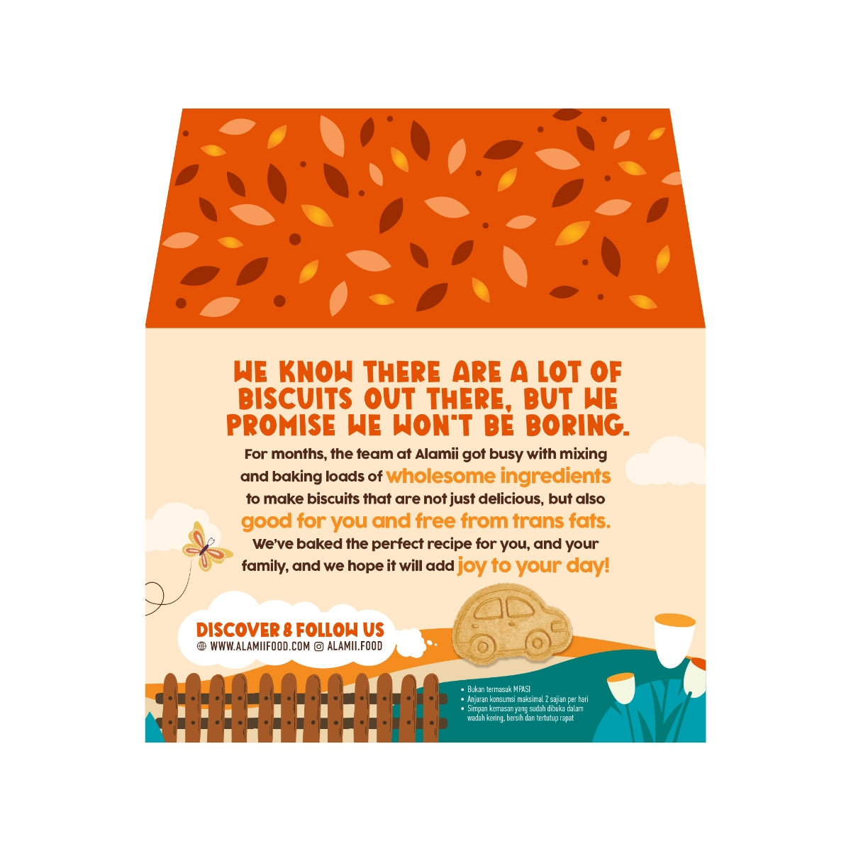 Alamii Multigrain Biscuits Oat & Milk, 60g x 2pk (Exp 06/26)