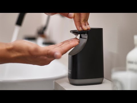 Joseph Joseph Slim Compact Matt Soap Pump - Black