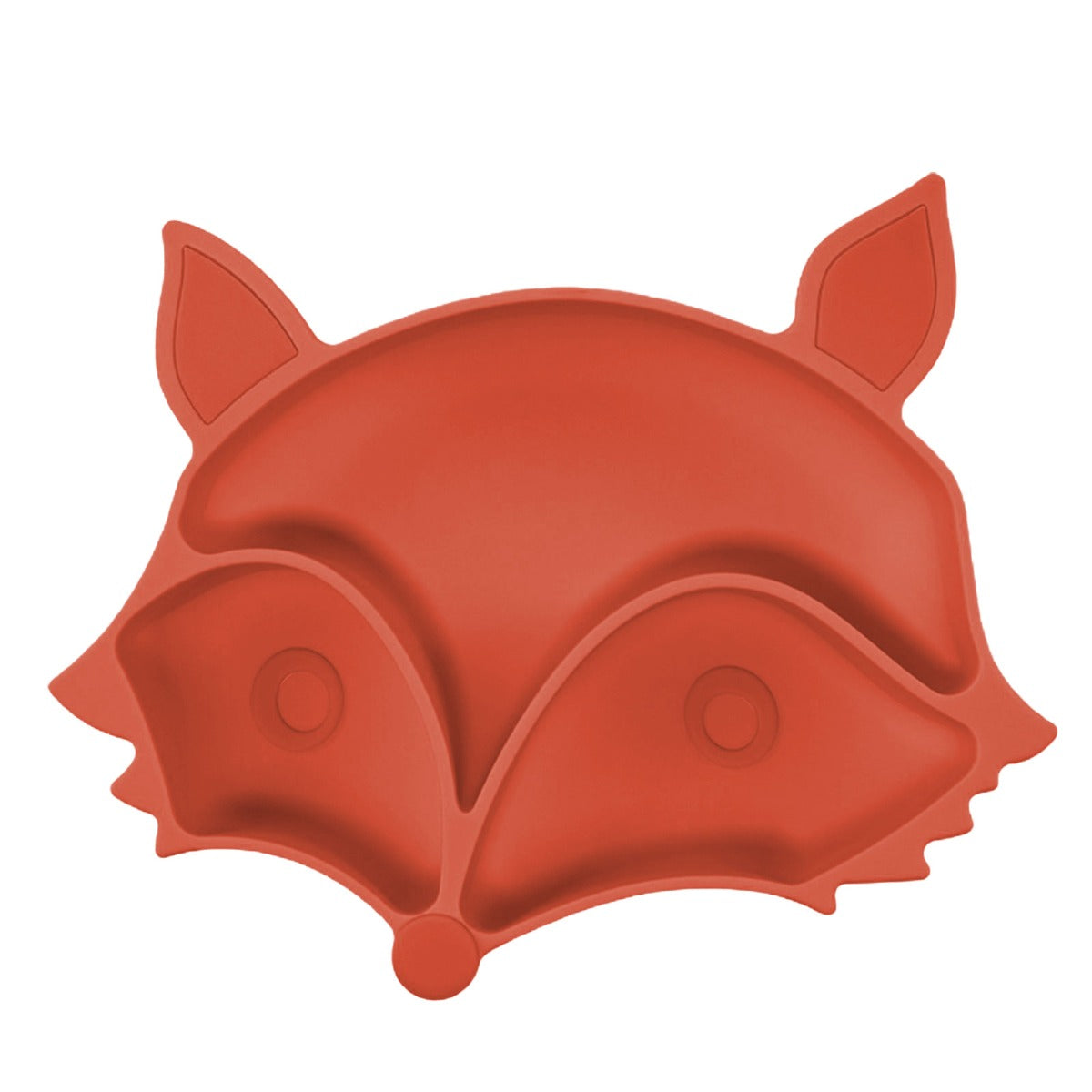 Biomom Baby Silicone Fox Divided Suction Plate (2 Colours) - Pupsik Singapore