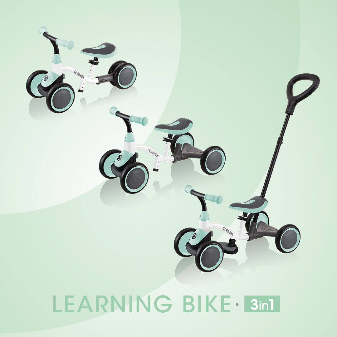 Globber Learning Bike 3-in-1 Balance Bike (3 Colours)