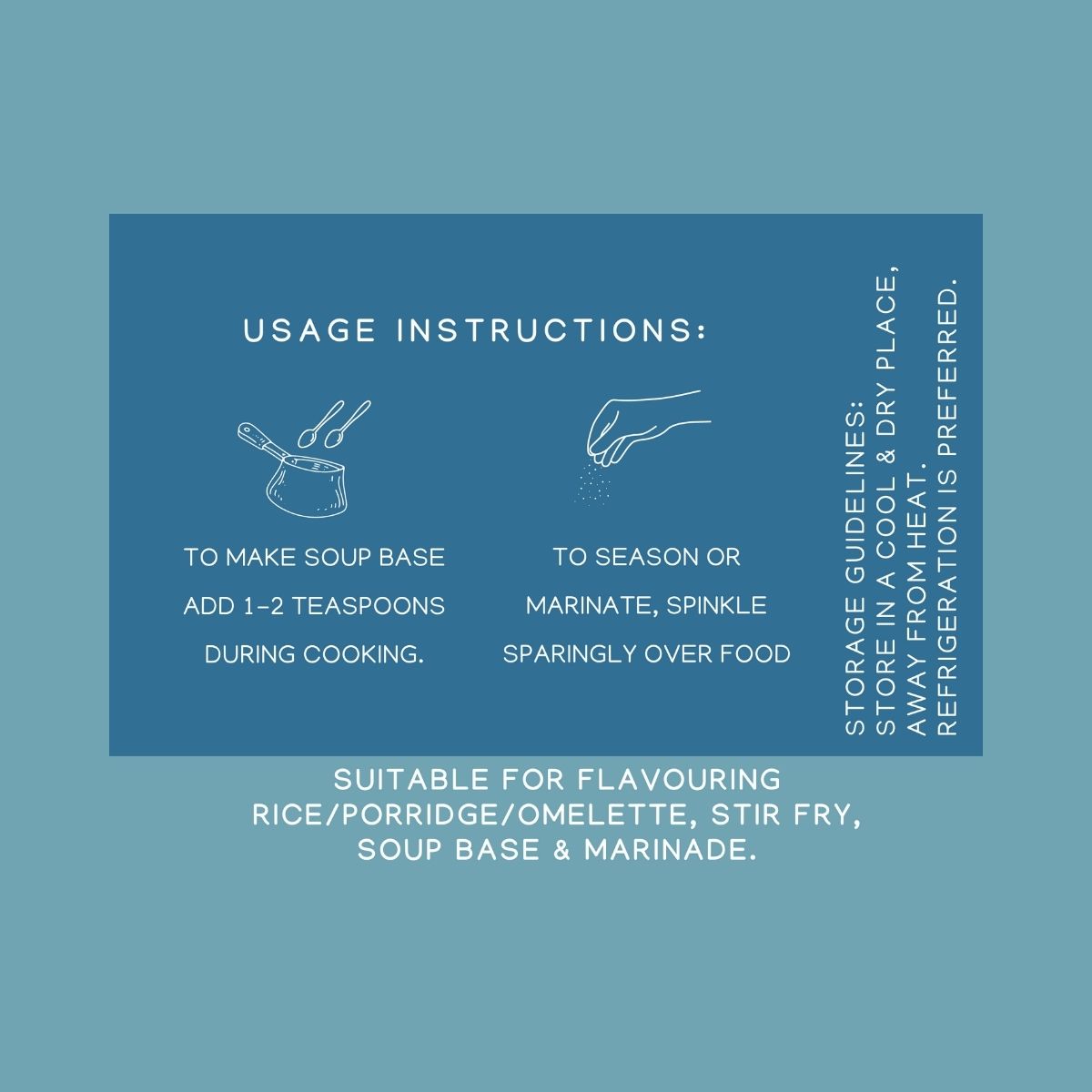 SG Homemade Ikan Bilis Powder, 50g (Exp 11/26)