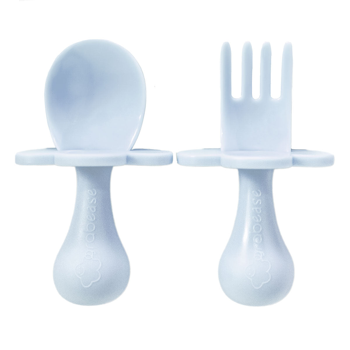 Grabease First Self Feeding Utensil Set - Baby Spoon & Fork (10 Colours)
