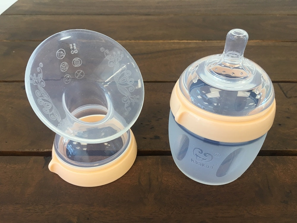 Haakaa Generation 3 Silicone Breast Pump & Bottle Pack