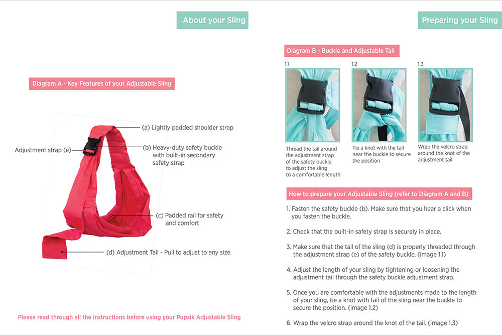Pupsik Adjustable Sling - Out to Sea