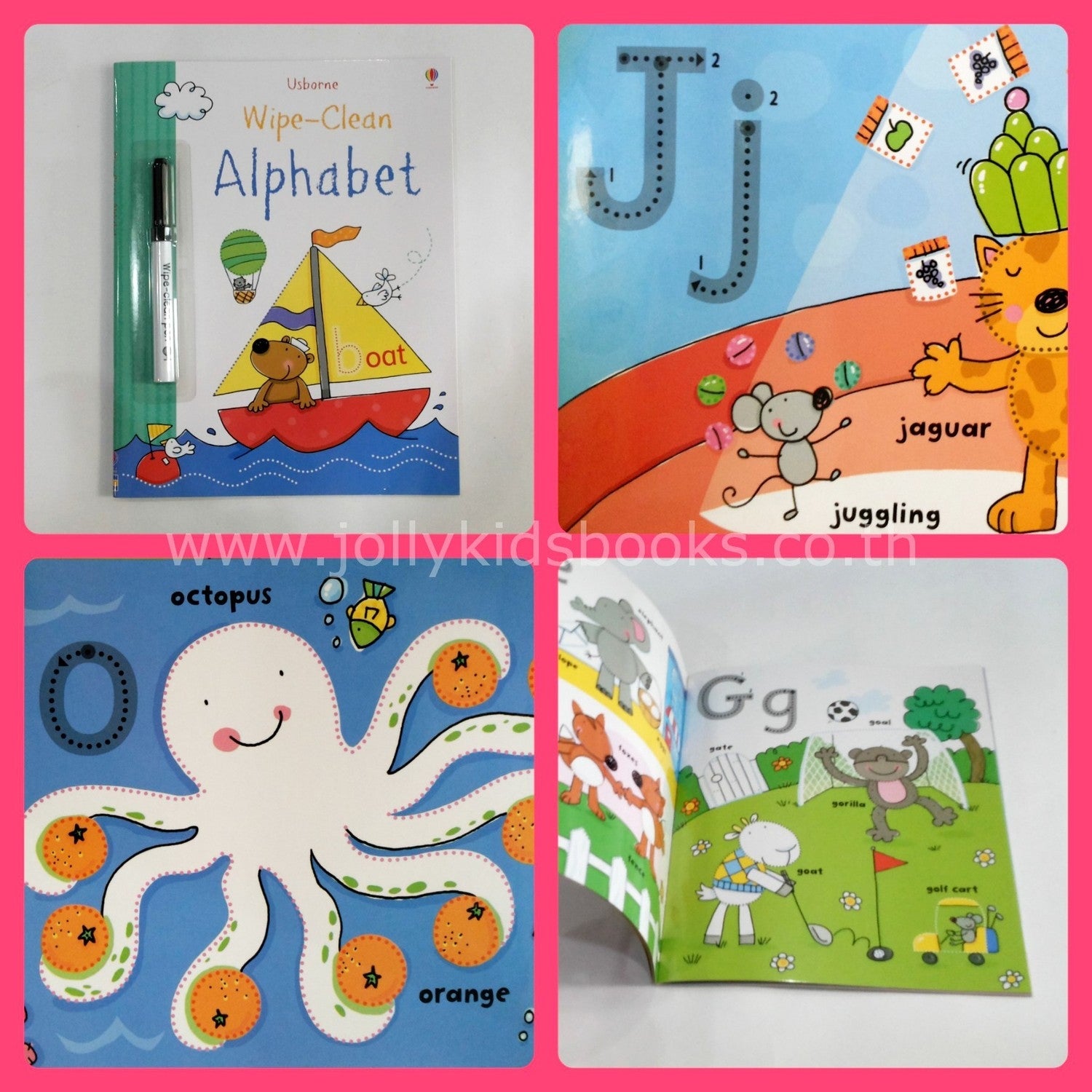 Usborne Wipe-Clean Book Series (16 Titles) - Pupsik Singapore