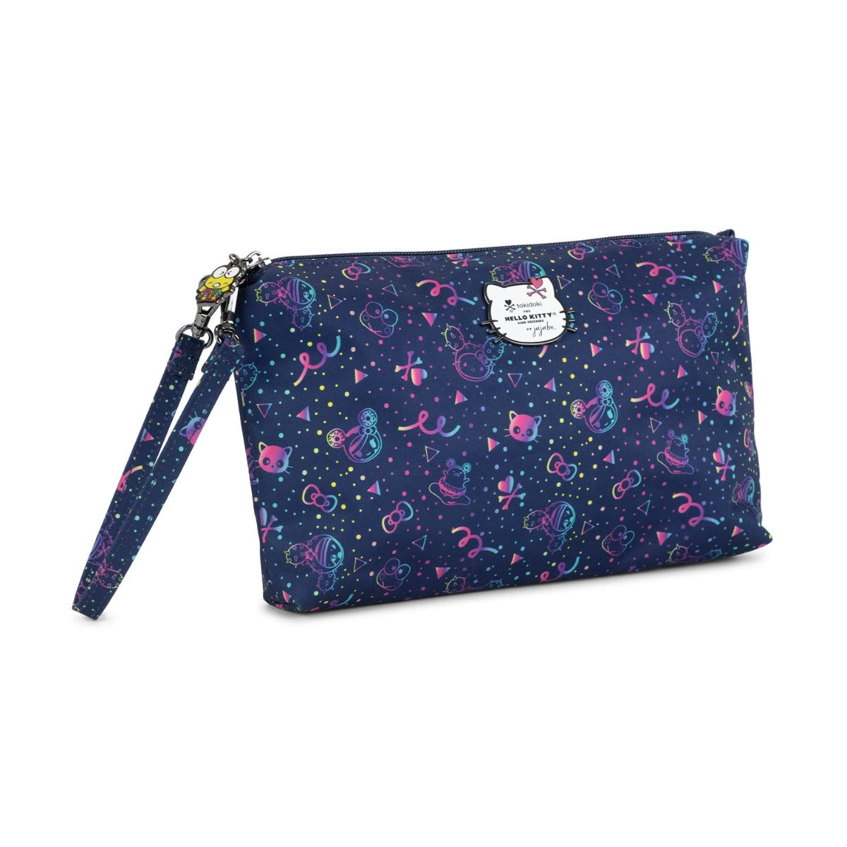 Jujube Tokidoki x Hello Kitty Be Quick Wristlet - Confetti Dream (Keroppi Zipper)