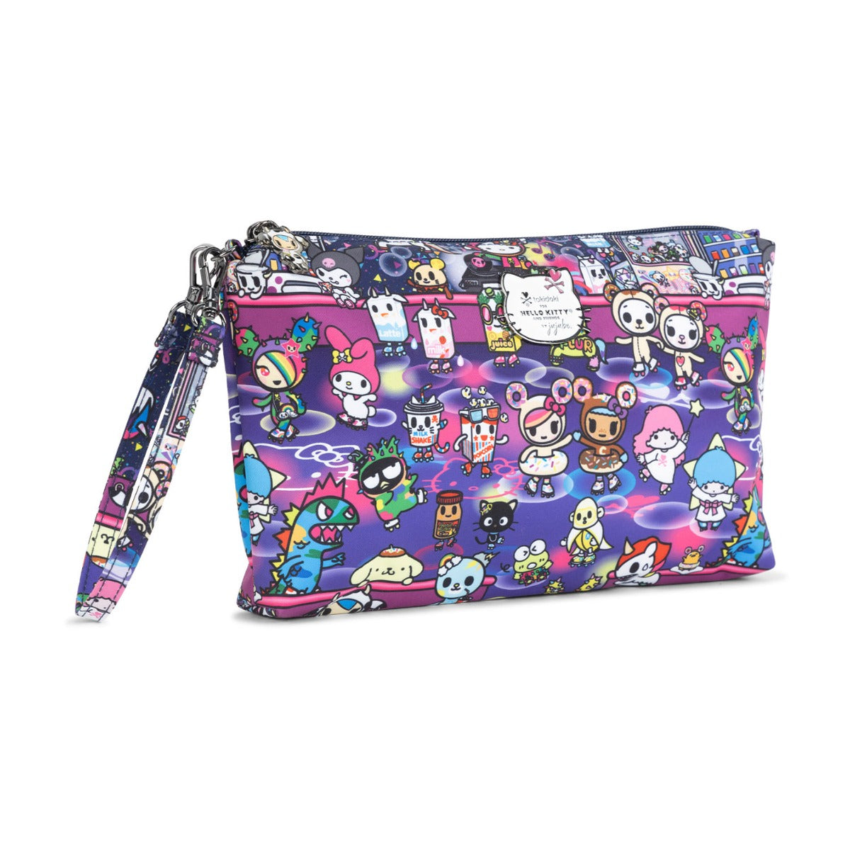Jujube Tokidoki x Hello Kitty Be Quick Wristlet - Roller Disco Dreaming (Mozzarella Zipper)