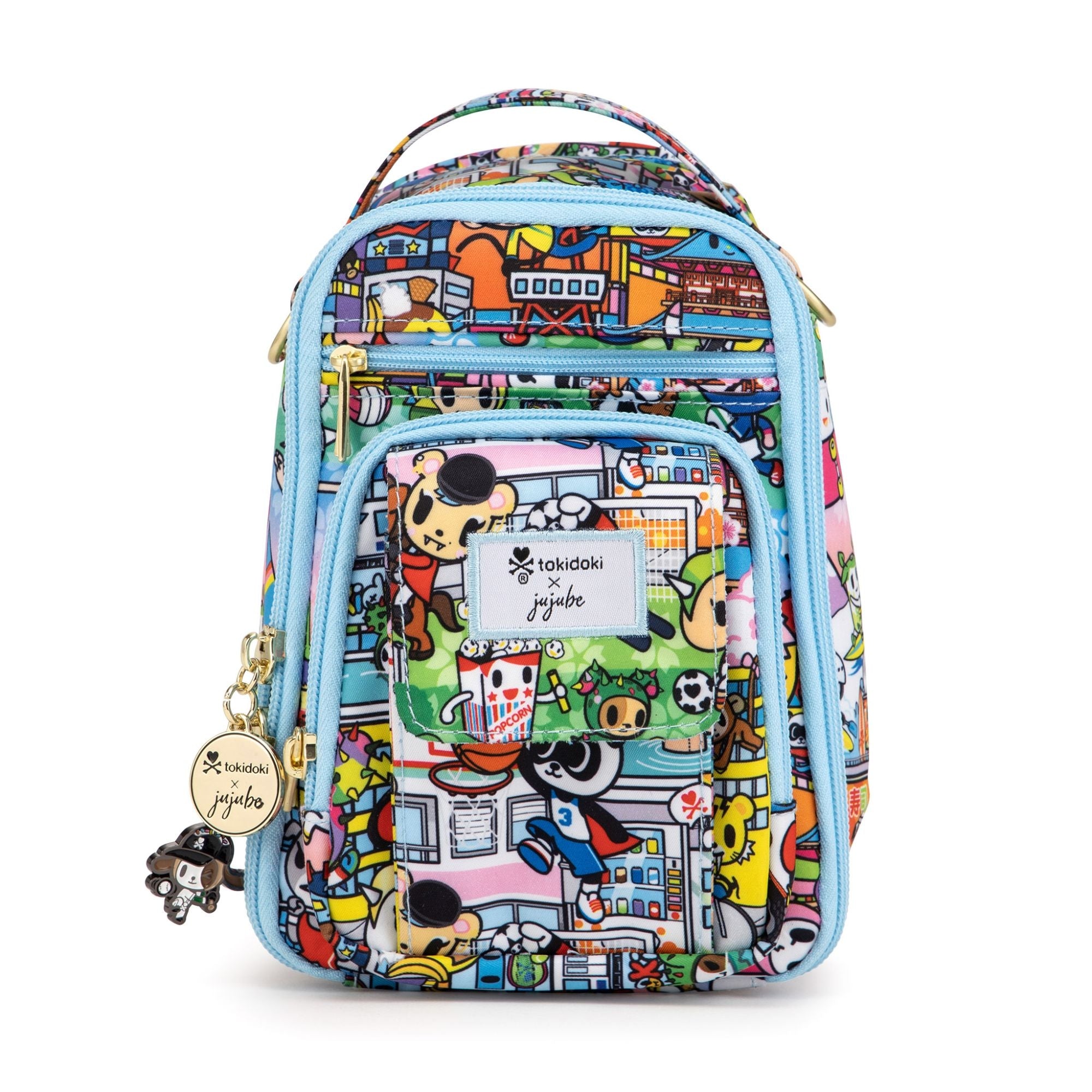 Jujube Mini Be Right Back Tokidoki Sling Bag - Team Toki (Donutino Zipper)